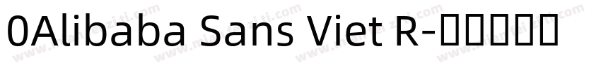0Alibaba Sans Viet R字体转换